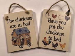 Chickens to bed new