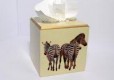 Zebra Tissue Box